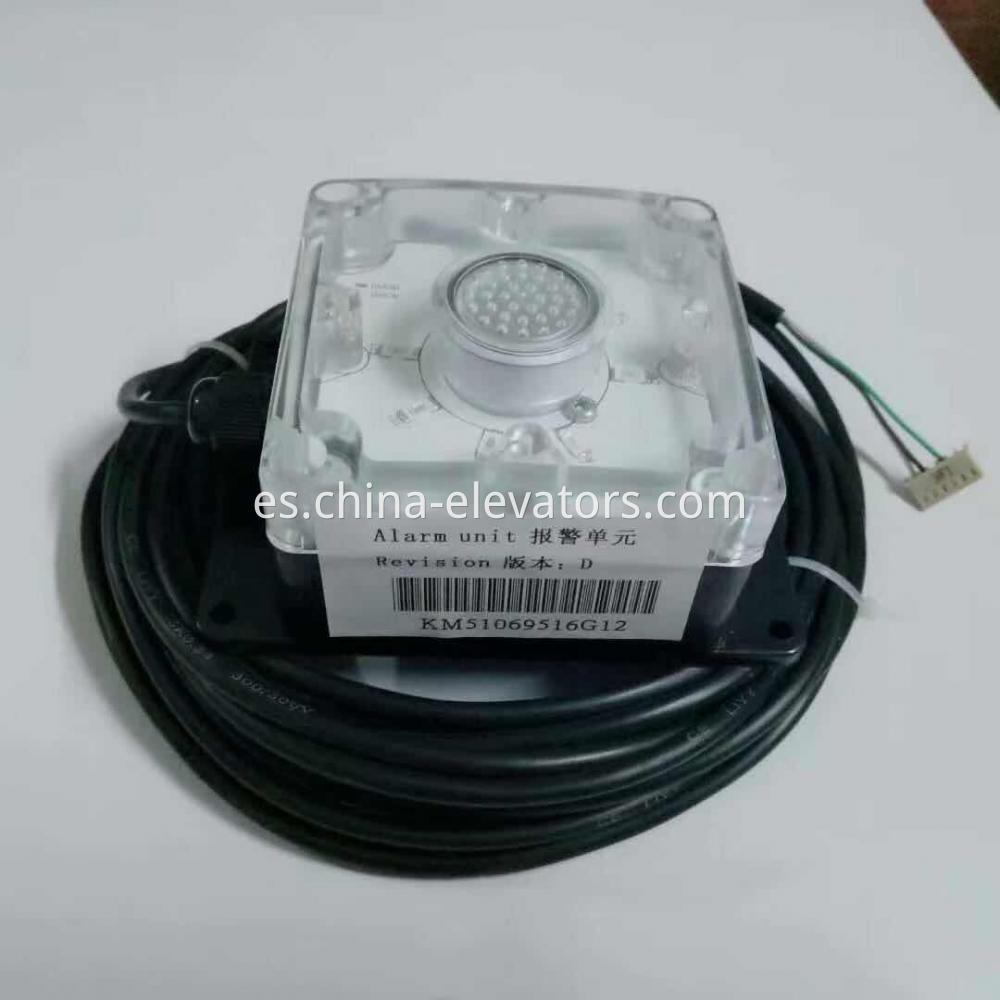 Unidad de alarma acústica óptica para ascensores KONE KM51069516G12 Acoustooptic Alarm Unit for KONE Elevators KM51069516G12